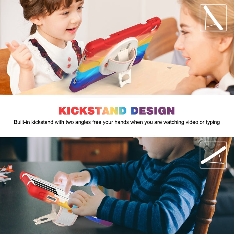 For Lenovo Tab M10 Plus 10.6 3rd Gen 2022 Silicone + PC Protective Tablet Case(Colorful Red) - Lenovo by buy2fix | Online Shopping UK | buy2fix