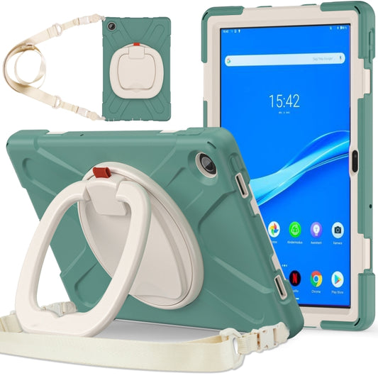 For Lenovo Tab M10 Plus 10.6 3rd Gen 2022 Silicone + PC Protective Tablet Case(Emerald Green) - Lenovo by buy2fix | Online Shopping UK | buy2fix