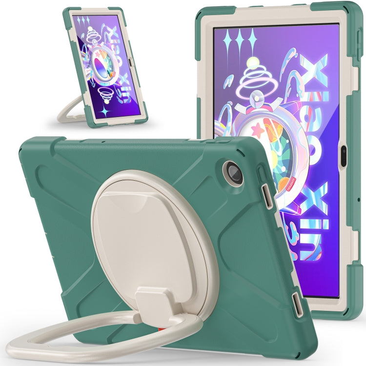 For Lenovo Tab M10 Plus 10.6 3rd Gen 2022 Silicone + PC Protective Tablet Case(Emerald Green) - Lenovo by buy2fix | Online Shopping UK | buy2fix