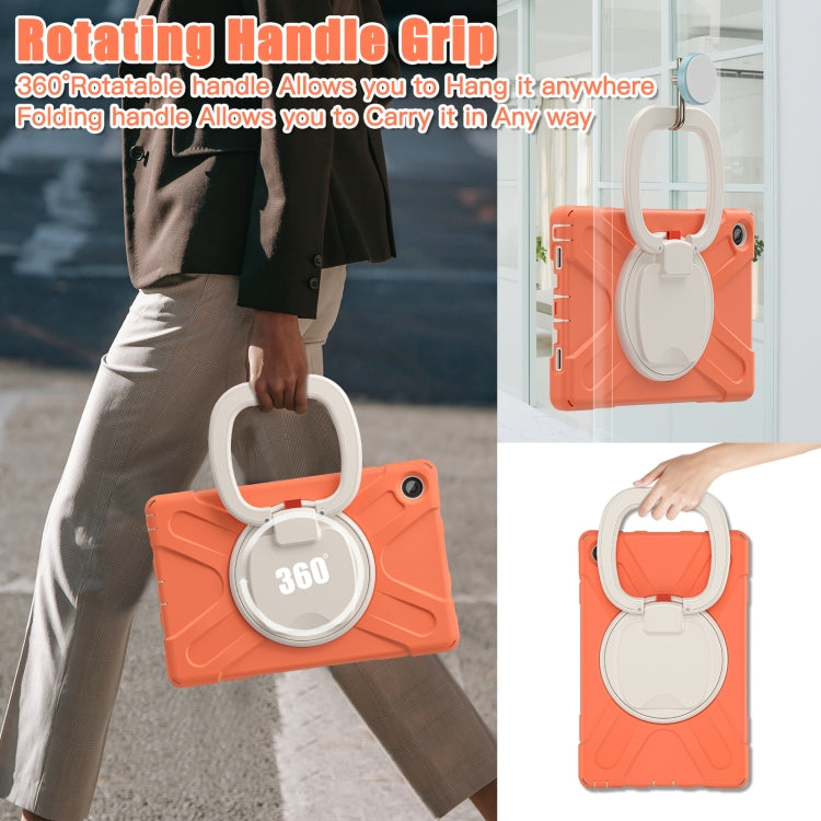 For Lenovo Tab M10 Plus 10.6 3rd Gen 2022 Silicone + PC Protective Tablet Case(Coral Orange) - Lenovo by buy2fix | Online Shopping UK | buy2fix