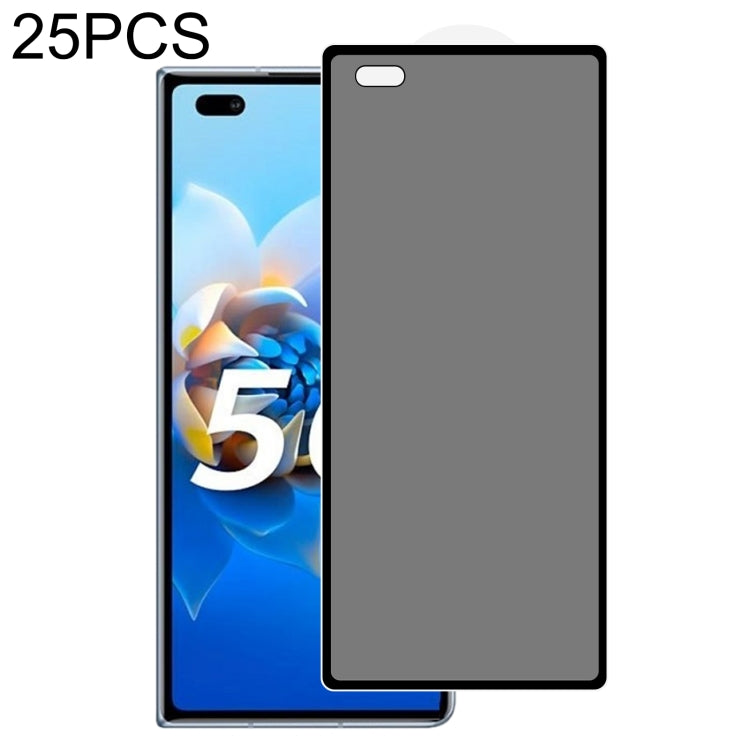 25 PCS Full Cover Anti-peeping Tempered Glass Film For Huawei Mate X2 by buy2fix