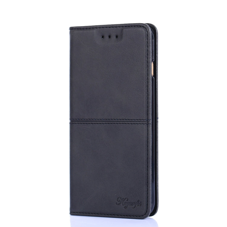 For Doogee X96 Pro Cow Texture Magnetic Horizontal Flip Leather Phone Case(Black) - Doogee Cases by buy2fix | Online Shopping UK | buy2fix