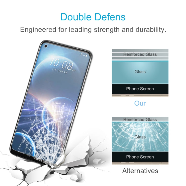 50 PCS 0.26mm 9H 2.5D Tempered Glass Film For HTC Desire 22 Pro - For HTC by buy2fix | Online Shopping UK | buy2fix