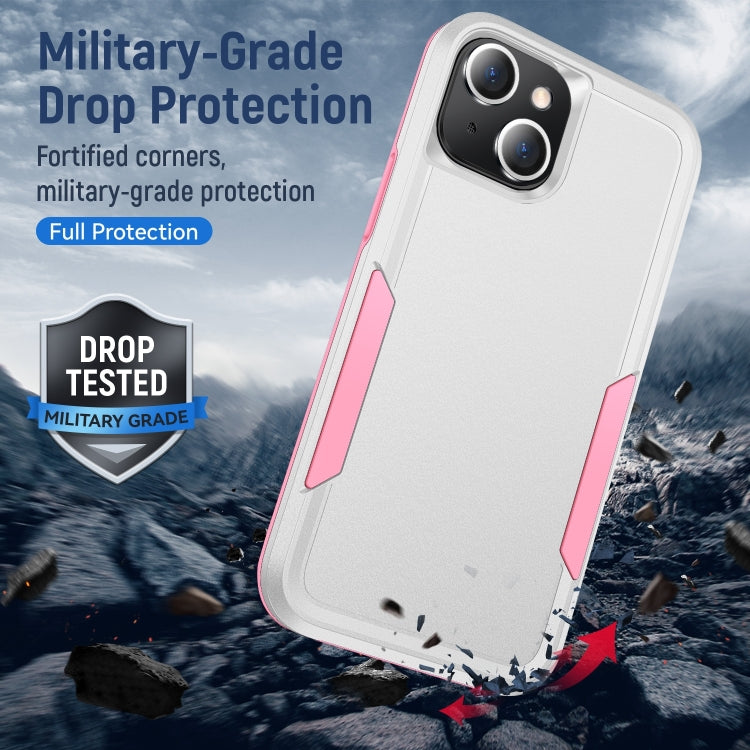 For iPhone 14 Plus Pioneer Armor Heavy Duty Shockproof Phone Case (White) by buy2fix