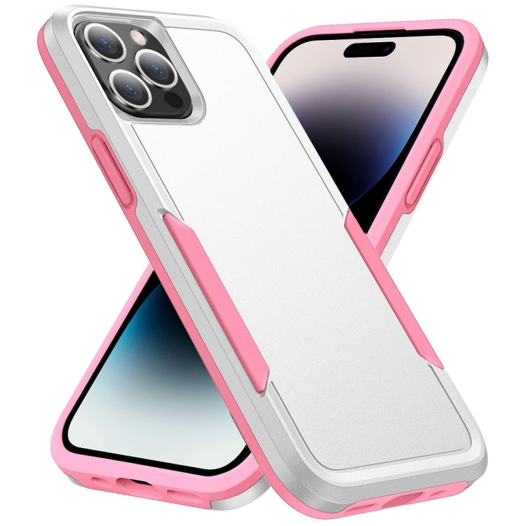 For iPhone 14 Pro Pioneer Armor Heavy Duty Shockproof Phone Case(White) by buy2fix