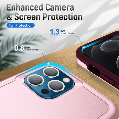 For iPhone 14 Pro Pioneer Armor Heavy Duty Shockproof Phone Case(Pink) by buy2fix