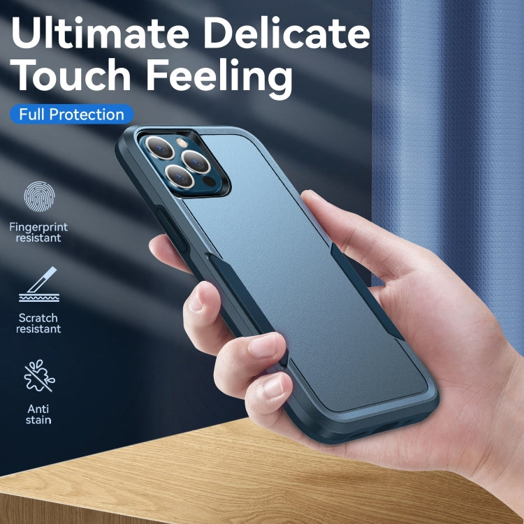For iPhone 14 Pro Pioneer Armor Heavy Duty Shockproof Phone Case(Blue) by buy2fix