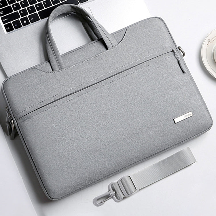 Handbag Laptop Bag Inner Bag with Shoulder Strap, Size:15.6 inch(Grey) by buy2fix
