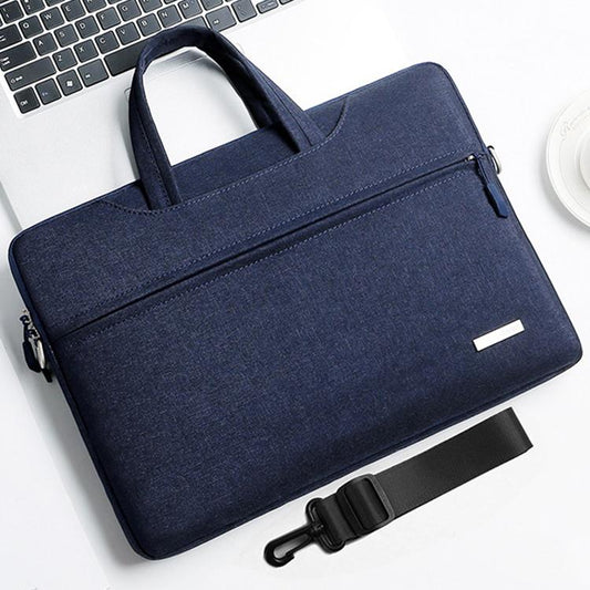 Handbag Laptop Bag Inner Bag with Shoulder Strap, Size:15.6 inch(Dark Blue) by buy2fix