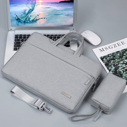 Handbag Laptop Bag Inner Bag with Shoulder Strap/Power Bag, Size:15.6 inch(Grey) by buy2fix