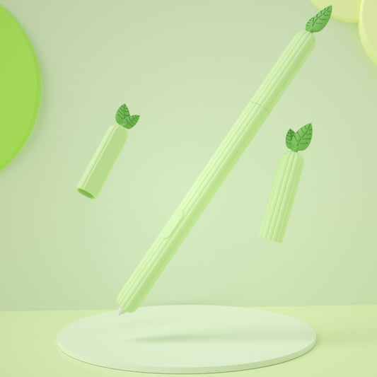 Fruit and Vegetable Shape Stylus Silicone Protective Case For Samsung Galaxy Tab S6(Avocado) by buy2fix