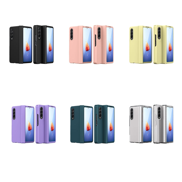 For Samsung Galaxy Z Fold4 Full Body Hinge Phone Case(Green) - Galaxy Phone Cases by buy2fix | Online Shopping UK | buy2fix