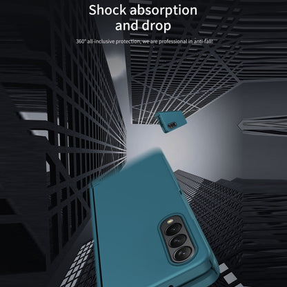 For Samsung Galaxy Z Fold4 Full Body Hinge Phone Case(Green) - Galaxy Phone Cases by buy2fix | Online Shopping UK | buy2fix