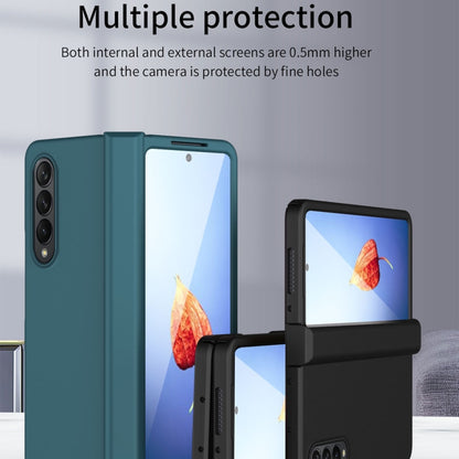 For Samsung Galaxy Z Fold4 Full Body Hinge Phone Case(Green) - Galaxy Phone Cases by buy2fix | Online Shopping UK | buy2fix
