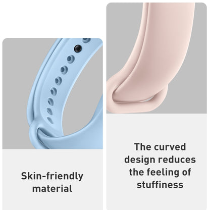 For Xiaomi Mi Band 7 Original Xiaomi Silicone Watch Band(Pink) - Watch Bands by Xiaomi | Online Shopping UK | buy2fix