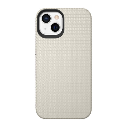 For iPhone 14 Triangle Armor Texture Phone Case (Gold) by buy2fix