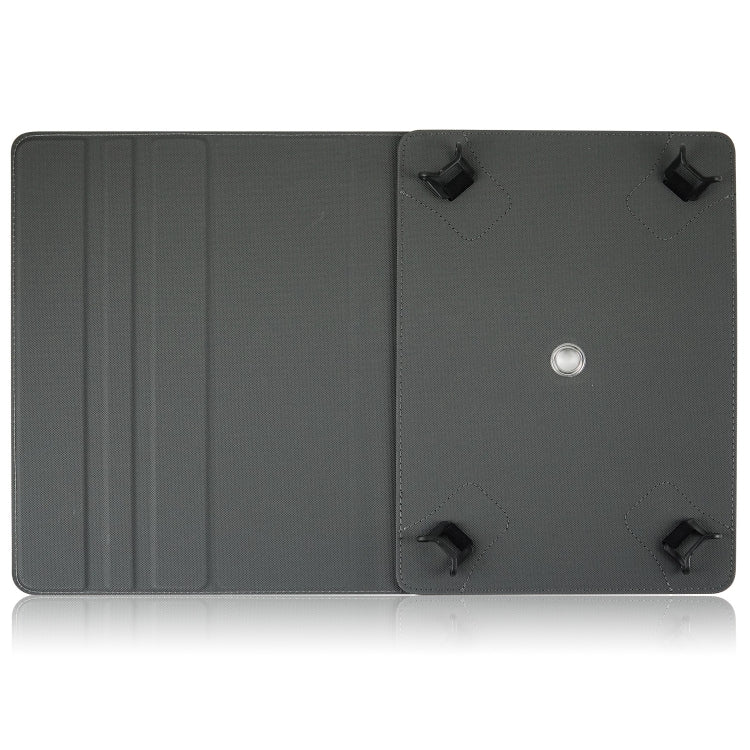 For 10 inch Cloth Texture 360 Rotation Horizontal Flip Universal Tablet PC Leather Case with Pen Slot(Black) - 10 - 11 inch by buy2fix | Online Shopping UK | buy2fix