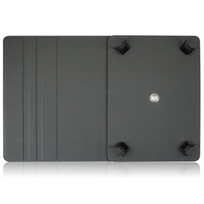 For 10 inch Cloth Texture 360 Rotation Horizontal Flip Universal Tablet PC Leather Case with Pen Slot(Black) - 10 - 11 inch by buy2fix | Online Shopping UK | buy2fix