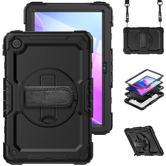 For Lenovo Tab M10 Plus 10.6 3rd Gen 2022 Silicone + PC Tablet Case(Black) - Lenovo by buy2fix | Online Shopping UK | buy2fix