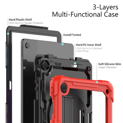 For Lenovo Tab M10 Plus 10.6 3rd Gen 2022 Silicone + PC Tablet Case(Red) - Lenovo by buy2fix | Online Shopping UK | buy2fix