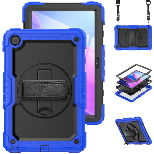 For Lenovo Tab M10 Plus 10.6 3rd Gen 2022 Silicone + PC Tablet Case(Black + Blue) - Lenovo by buy2fix | Online Shopping UK | buy2fix