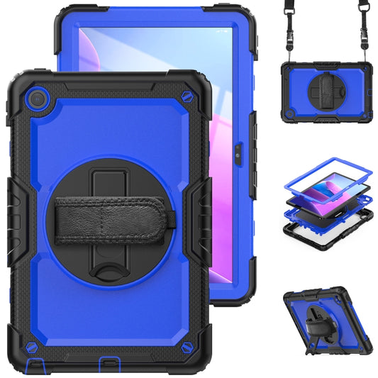 For Lenovo Tab M10 Plus 10.6 3rd Gen 2022 Silicone + PC Tablet Case(Blue + Black) - Lenovo by buy2fix | Online Shopping UK | buy2fix