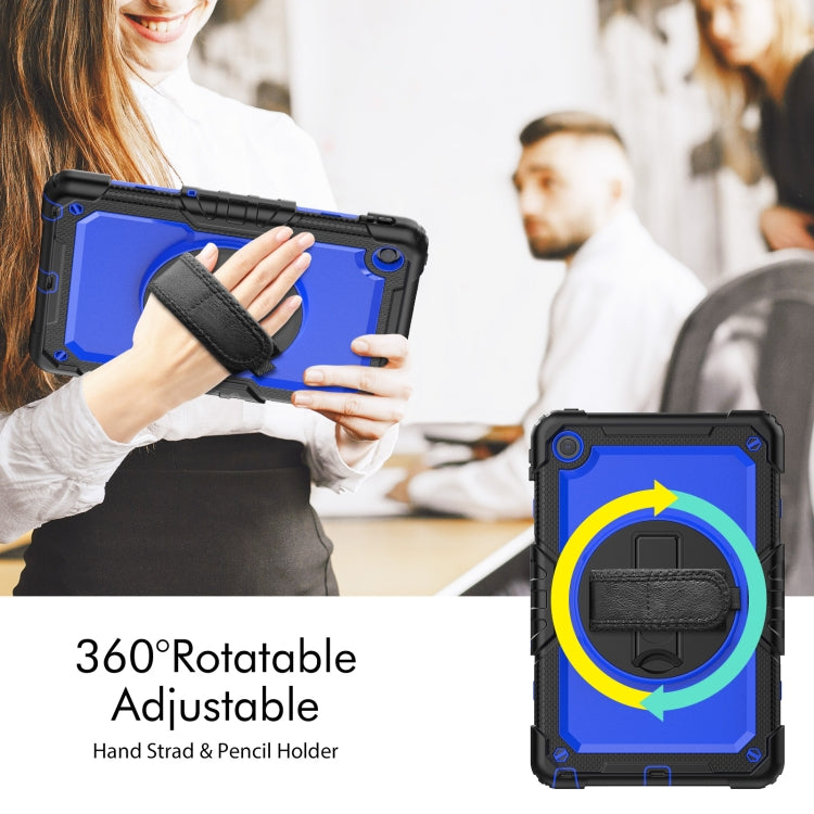 For Lenovo Tab M10 Plus 10.6 3rd Gen 2022 Silicone + PC Tablet Case(Blue + Black) - Lenovo by buy2fix | Online Shopping UK | buy2fix