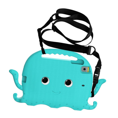 Octopus EVA Shockproof Tablet Case with Screen Film & Shoulder Strap For iPad mini 5 / 4 / 3 / 2 / 1(Glacier Green) - iPad mini (2019) / mini 5 Cases by buy2fix | Online Shopping UK | buy2fix