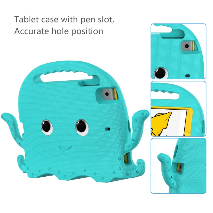Octopus EVA Shockproof Tablet Case with Screen Film & Shoulder Strap For iPad mini 5 / 4 / 3 / 2 / 1(Glacier Green) - iPad mini (2019) / mini 5 Cases by buy2fix | Online Shopping UK | buy2fix