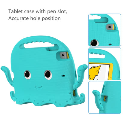 Octopus EVA Shockproof Tablet Case with Screen Film & Shoulder Strap For iPad mini 5 / 4 / 3 / 2 / 1(Glacier Green) - iPad mini (2019) / mini 5 Cases by buy2fix | Online Shopping UK | buy2fix