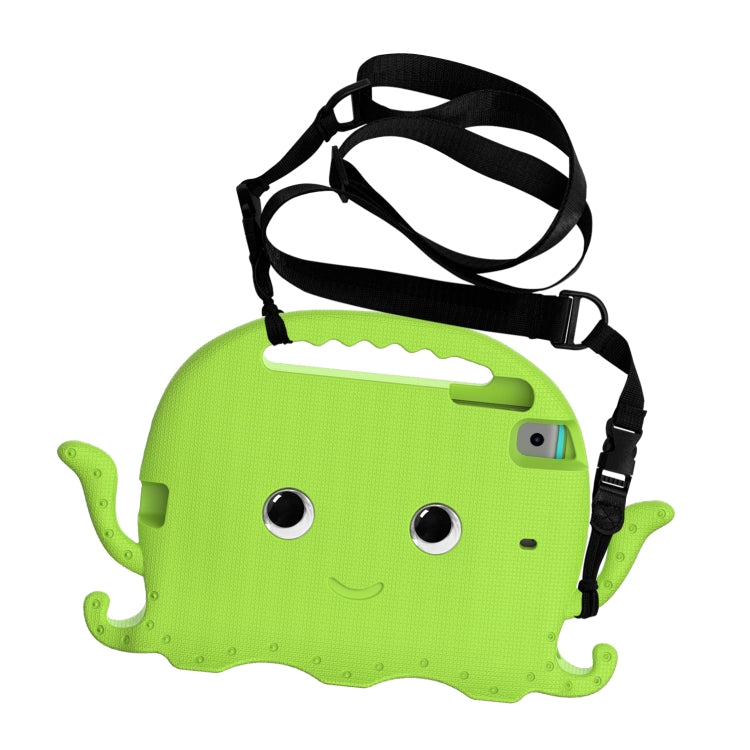 Octopus EVA Shockproof Tablet Case with Screen Film & Shoulder Strap For iPad mini 5 / 4 / 3 / 2 / 1(Grass Green) - iPad mini (2019) / mini 5 Cases by buy2fix | Online Shopping UK | buy2fix