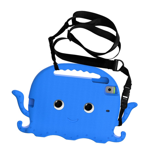 Octopus EVA Shockproof Tablet Case with Screen Film & Shoulder Strap For iPad mini 5 / 4 / 3 / 2 / 1(Blue) - iPad mini (2019) / mini 5 Cases by buy2fix | Online Shopping UK | buy2fix