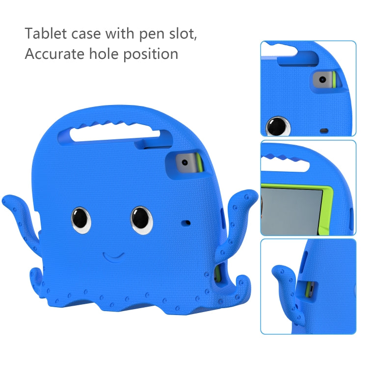 Octopus EVA Shockproof Tablet Case with Screen Film & Shoulder Strap For iPad mini 5 / 4 / 3 / 2 / 1(Blue) - iPad mini (2019) / mini 5 Cases by buy2fix | Online Shopping UK | buy2fix