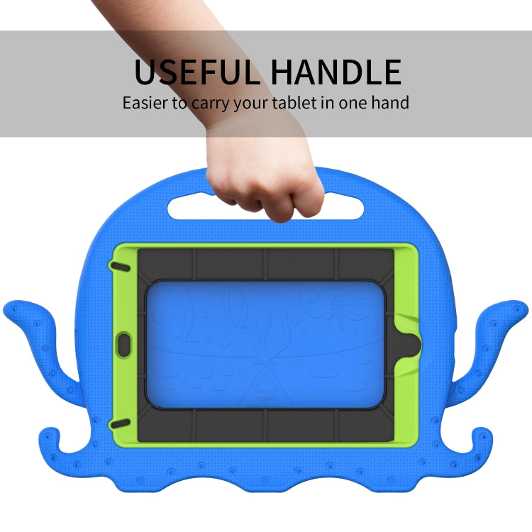Octopus EVA Shockproof Tablet Case with Screen Film & Shoulder Strap For iPad mini 5 / 4 / 3 / 2 / 1(Blue) - iPad mini (2019) / mini 5 Cases by buy2fix | Online Shopping UK | buy2fix