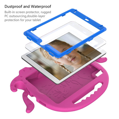 Octopus EVA Shockproof Tablet Case with Screen Film & Shoulder Strap For iPad mini 5 / 4 / 3 / 2 / 1(Rose Red) - iPad mini (2019) / mini 5 Cases by buy2fix | Online Shopping UK | buy2fix
