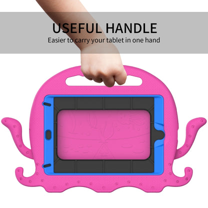 Octopus EVA Shockproof Tablet Case with Screen Film & Shoulder Strap For iPad mini 5 / 4 / 3 / 2 / 1(Rose Red) - iPad mini (2019) / mini 5 Cases by buy2fix | Online Shopping UK | buy2fix