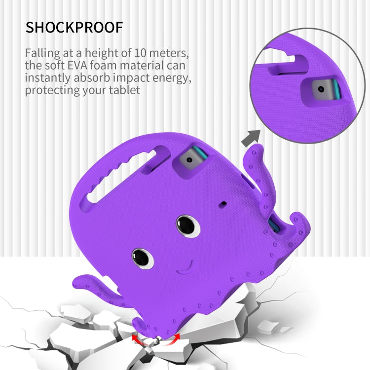 Octopus EVA Shockproof Tablet Case with Screen Film & Shoulder Strap For iPad mini 5 / 4 / 3 / 2 / 1(Purple) - iPad mini (2019) / mini 5 Cases by buy2fix | Online Shopping UK | buy2fix