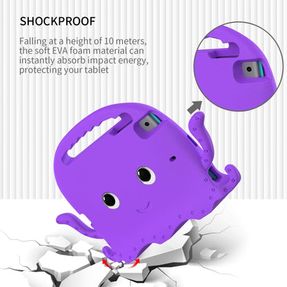 Octopus EVA Shockproof Tablet Case with Screen Film & Shoulder Strap For iPad mini 5 / 4 / 3 / 2 / 1(Purple) - iPad mini (2019) / mini 5 Cases by buy2fix | Online Shopping UK | buy2fix