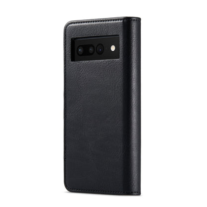 For Google Pixel 7 Pro DG.MING Crazy Horse Texture Detachable Magnetic Leather Phone Case(Black) by DG.MING