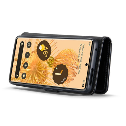 For Google Pixel 7 Pro DG.MING Crazy Horse Texture Detachable Magnetic Leather Phone Case(Black) by DG.MING