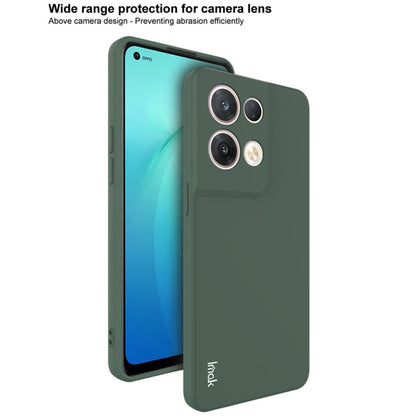 For OPPO Reno8 Pro 5G IMAK UC-4 Series Straight Edge TPU Soft Protective Case(Dark Green) - OPPO Cases by imak | Online Shopping UK | buy2fix