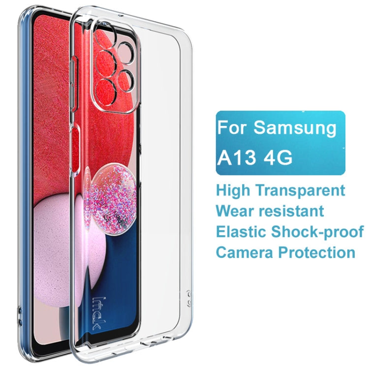 For Samsung Galaxy A13 4G IMAK UX-5 Series Shockproof TPU Phone Case(Transparent) - Galaxy Phone Cases by imak | Online Shopping UK | buy2fix