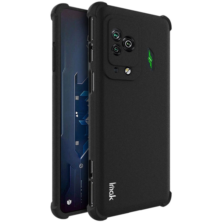 For Xiaomi Black Shark 5 Pro IMAK All-inclusive Shockproof Airbag TPU Case with Screen Protector (Matte Black) - Xiaomi Cases by imak | Online Shopping UK | buy2fix