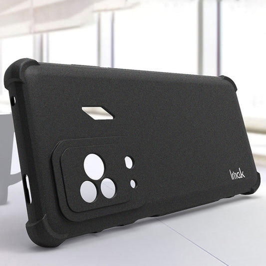 For Xiaomi Black Shark 5 IMAK All-inclusive Shockproof Airbag TPU Case with Screen Protector (Matte Black) by imak