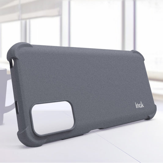 For Xiaomi Redmi Note 11SE 5G/Note 10 5G/ Note 10T 5G/Xiaomi Poco M3 Pro 4G/5G IMAK All-inclusive Shockproof Airbag TPU Case with Screen Protector (Matte Grey) by imak