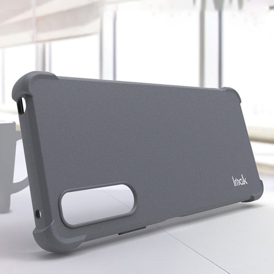 For Sony Xperia 10 IV IMAK All-inclusive Shockproof Airbag TPU Case with Screen Protector (Matte Grey) by imak