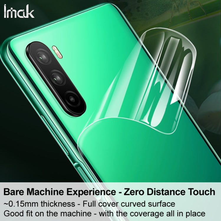 For OPPO Reno8 Pro+ 5G / Reno8 Pro 5G Global 2 PCS imak HD Hydrogel Film Phone Back Protector - vivo Tempered Glass by imak | Online Shopping UK | buy2fix