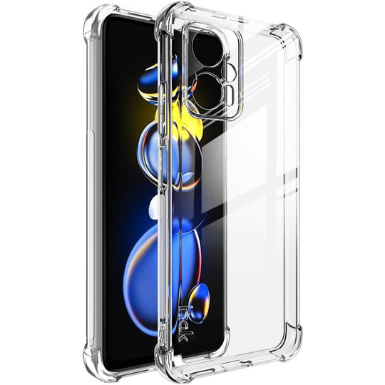 For Xiaomi Redmi Note 11T Pro 5G / Note 11T Pro+ 5G IMAK All-inclusive Shockproof Airbag TPU Case with Screen Protector (Transparent)
