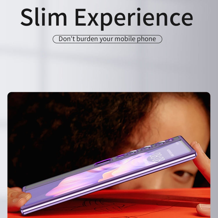 For Huawei Mate Xs 2 TPU Electroplating Full Coverage Protective Phone Case(Silver) - Huawei Cases by buy2fix | Online Shopping UK | buy2fix