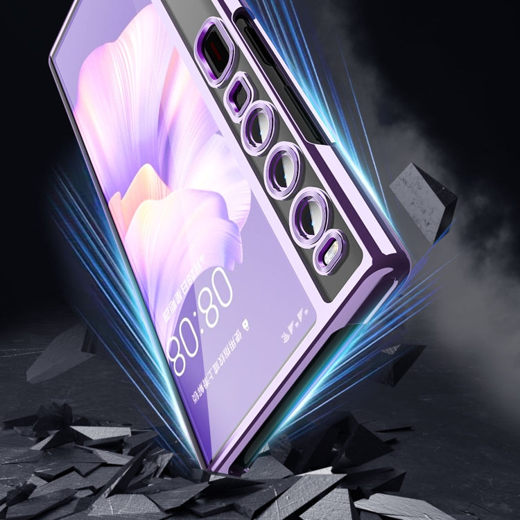 For Huawei Mate Xs 2 TPU Electroplating Full Coverage Protective Phone Case(Blue) - Huawei Cases by buy2fix | Online Shopping UK | buy2fix